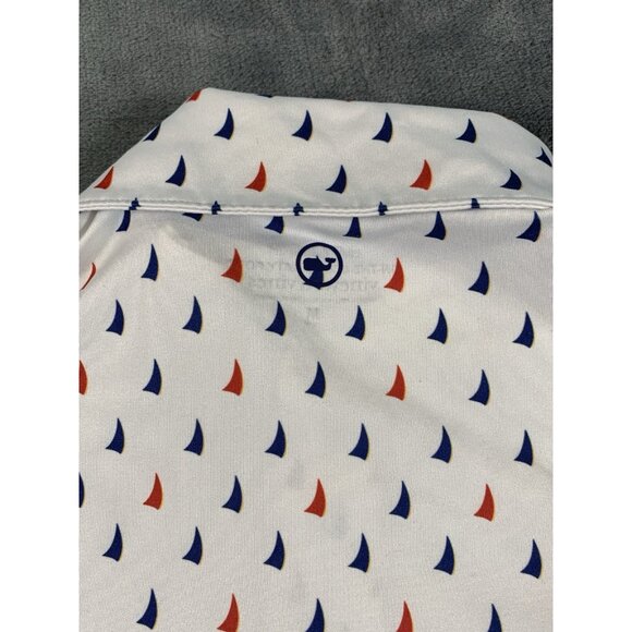 Vineyard Vines OTG On-The-Go Sankaty Performance Polo Shirt Boat Sails Men's M - Picture 3 of 7